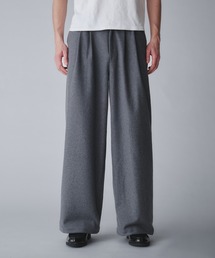 Regen Glanz([QOc)2tuck wide straight slacks/c[^bNChXg[gXbNX(XbNX)