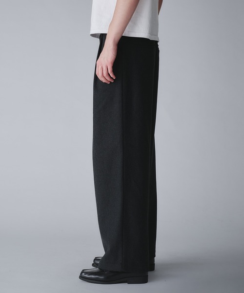 Regen Glanz（レーゲングランツ）の「2tuck wide straight slacks/ツータックワイドストレートスラックス（スラックス・メンズ・ブラウン系その他/ブラック/グレー・MEDIUM/LARGE/SMALL）」の9枚目の写真