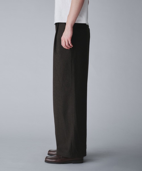 Regen Glanz（レーゲングランツ）の「2tuck wide straight slacks/ツータックワイドストレートスラックス（スラックス・メンズ・ブラウン系その他/ブラック/グレー・MEDIUM/LARGE/SMALL）」の18枚目の写真