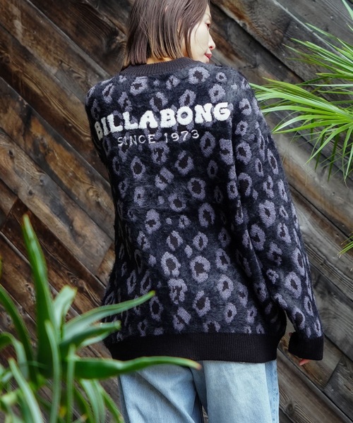 BILLABONG(ビラボン)の「BILLABONG レディース LEOPARD JQ CREW SWEA セーター 【2025年秋冬モデル】 @autumn/ビラボンバックロゴプリントヒョウ柄ジャガードクルーニットセーター(ニット/セーター・レディース・ブラック/ブラウン系その他/アイボリー・MEDIUM)」の16枚目の写真