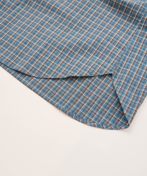 LA MARINE FRANCAISE（マリン フランセーズ）の「チェックフリルボウタイリボンブラウス（シャツ/ブラウス・レディース・ブラウン/ブルー・FREE）」の10枚目の写真