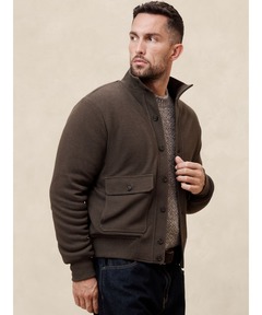 BANANA REPUBLIC ボアジャケット BANANA REPUBLIC公式オンラインストア | オーバーサイズ レザー