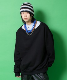 a.p.o.v.（エーピーオービー）の「a.p.o.v. オフショルダーダメージスウェットオーバーサイズトレーナー（スウェット）」