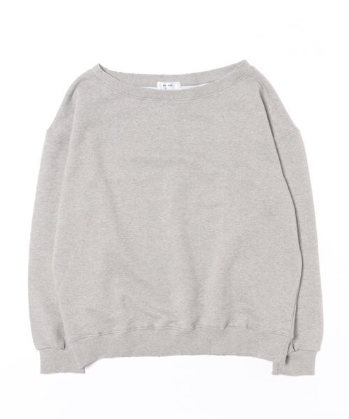 a.p.o.v. オフショルダーダメージスウェットオーバーサイズトレーナー