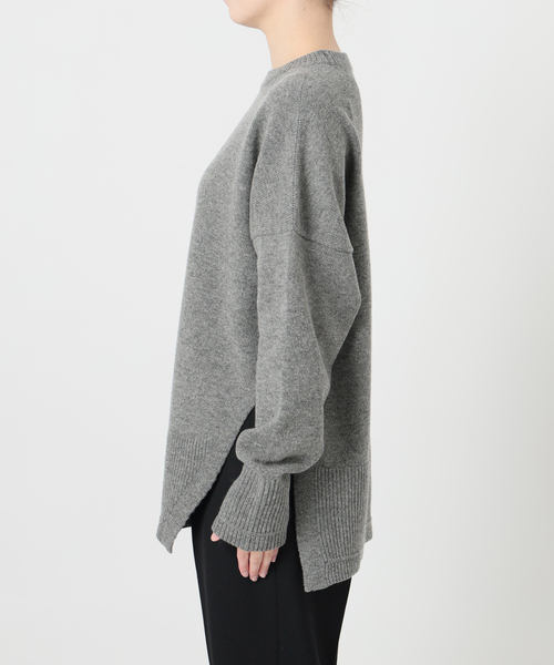 VERMEIL par iena(ヴェルメイユパーイエナ)の「RIBタックプルオーバー(ニット/セーター・レディース・ベージュ/ボルドー/チャコールグレー・FREE)」の13枚目の写真