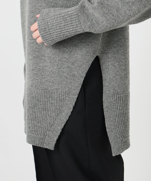 VERMEIL par iena(ヴェルメイユパーイエナ)の「RIBタックプルオーバー(ニット/セーター・レディース・ベージュ/ボルドー/チャコールグレー・FREE)」の9枚目の写真