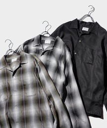 TOWNCRAFT（タウンクラフト）の「TOWNCRAFT / タウンクラフト 60S OMBRE OPEN COLLAR SHIRT MADE IN JAPAN オンブレチェック オープンカラーシャツ 日本製（シャツ/ブラウス）」