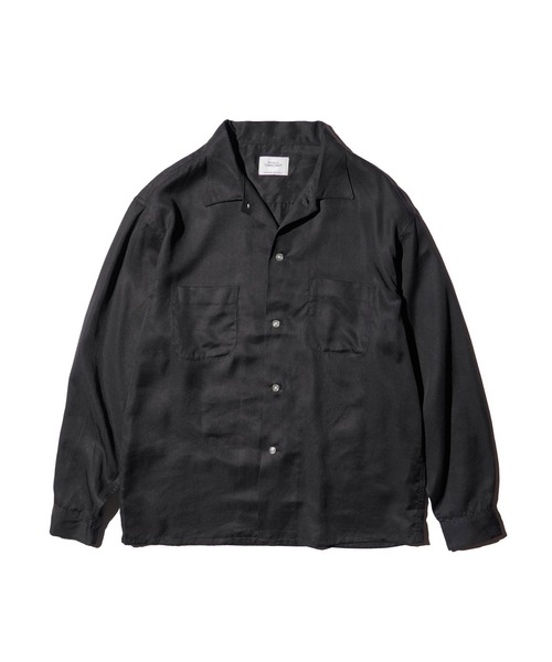 セール】TOWNCRAFT / タウンクラフト 60S OMBRE OPEN COLLAR SHIRT