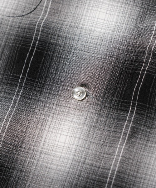 TOWNCRAFT(タウンクラフト)の「TOWNCRAFT / タウンクラフト 60S OMBRE OPEN COLLAR SHIRT MADE IN JAPAN オンブレチェック オープンカラーシャツ 日本製(シャツ/ブラウス・メンズ・グレー/ブラック/グリーン・MEDIUM/LARGE)」の21枚目の写真