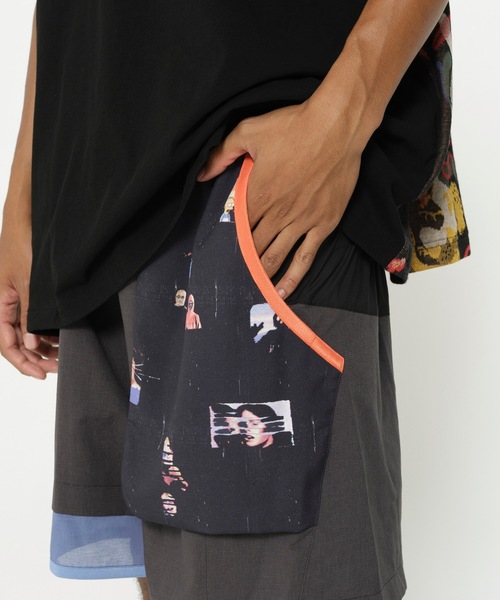 STOF（ストフ）の「MELTING MIX SHORT PANTS（その他パンツ・メンズ・グレー/ブラック・S/M）」の3枚目の写真
