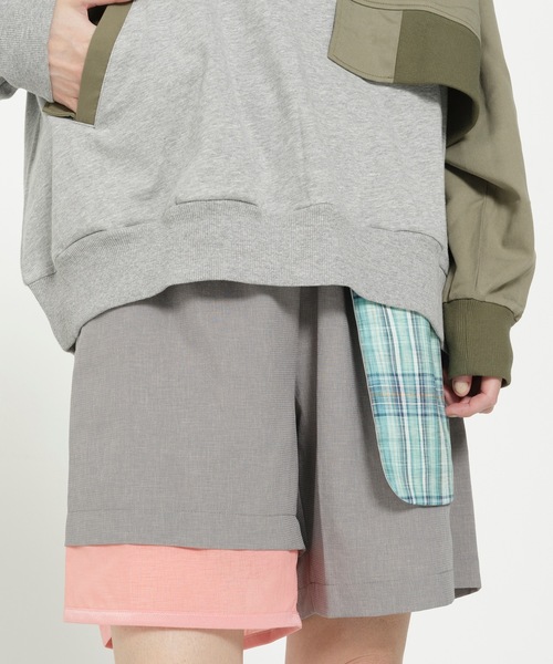 STOF（ストフ）の「MELTING MIX SHORT PANTS（その他パンツ・メンズ・グレー/ブラック・S/M）」の5枚目の写真