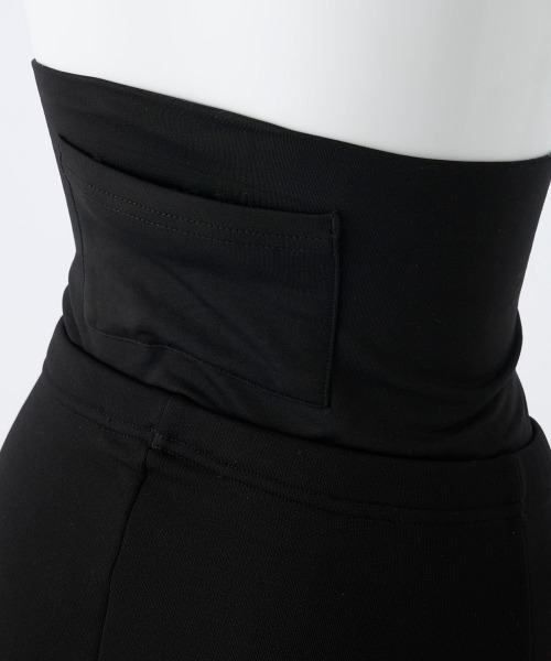 FILA GOLF(フィラゴルフ )の「【FILA GOLF:フィラゴルフ】レディース腹巻付きレギンス ゴルフ アウトドア スポーツ 散歩(レギンス/スパッツ・レディース・ブラック・L/XL/S/M)」の6枚目の写真