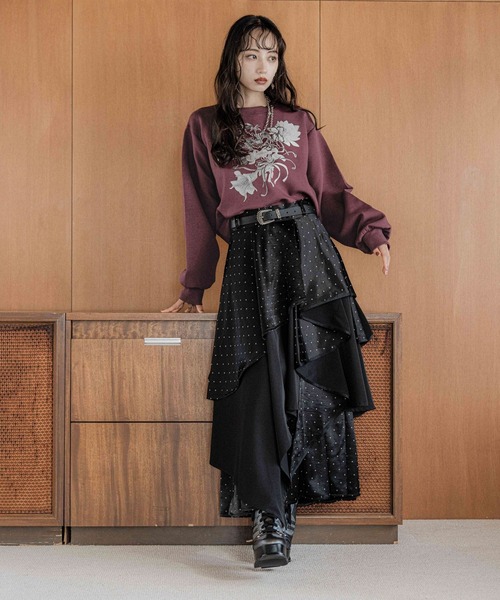 Flowerシシュウスウェット(HARE)（スウェット）｜HARE（ハレ）の