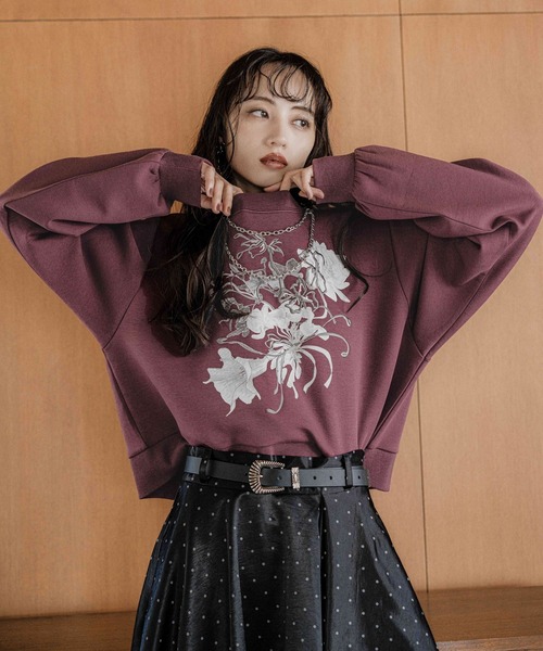 セール】Flowerシシュウスウェット(HARE)（スウェット）｜HARE（ハレ