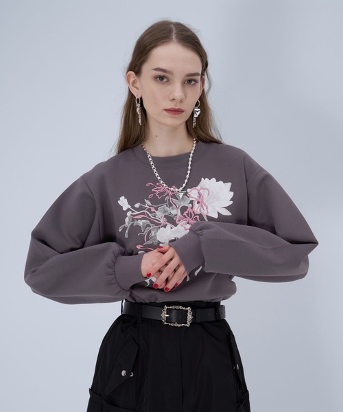 Flowerシシュウスウェット(HARE)（スウェット）｜HARE（ハレ）の