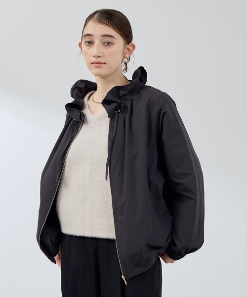 DRWER別注 SCYE 半袖 フリル ブルゾン シルク ピコフリル DRWER別注 SCYE フリル ブルゾン シルク ピコフリル 五分袖 - メルカリ