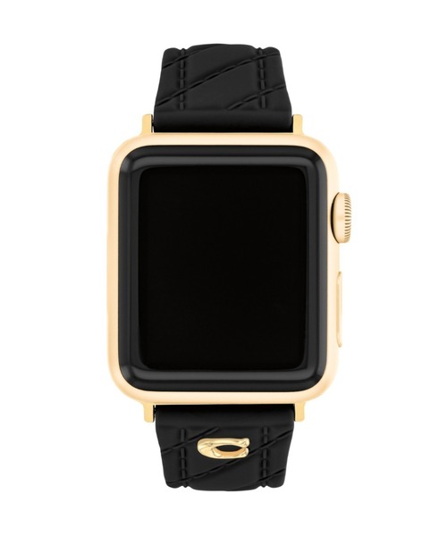 COACH(コーチ)の「【COACH】 コーチ APPLE WATCHストラップ(デジタル腕時計・レディース・ピンク/ブラック・FREE)」の2枚目の写真