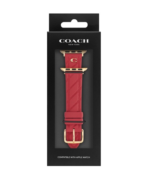 COACH(コーチ)の「【COACH】 コーチ APPLE WATCHストラップ(デジタル腕時計・レディース・ピンク/ブラック・FREE)」の7枚目の写真