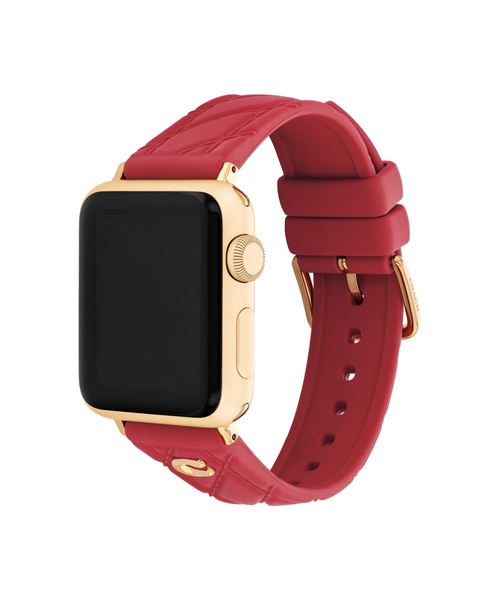 COACH(コーチ)の「【COACH】 コーチ APPLE WATCHストラップ(デジタル腕時計・レディース・ピンク/ブラック・FREE)」の9枚目の写真