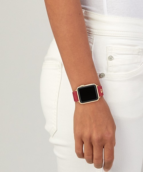 COACH(コーチ)の「【COACH】 コーチ APPLE WATCHストラップ(デジタル腕時計・レディース・ピンク/ブラック・FREE)」の3枚目の写真