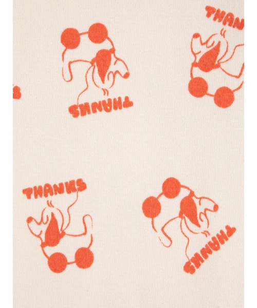 BOBO CHOSES(ボボショーズ)の「Rolling Dog all over overall(ロンパース・キッズ・オフホワイト・12MONTH/9MONTH/6MONTH/24MONTH/18MONTH/3MONTH)」の5枚目の写真