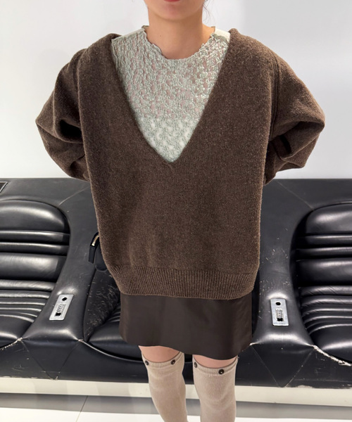 EDIT. FOR LULU（エディットフォールル）の「【BASERANGE/ベースレンジ】MAIN KENRU LONG SLEEVE TEE（Tシャツ/カットソー・レディース・グリーン・SMALL）」の9枚目の写真