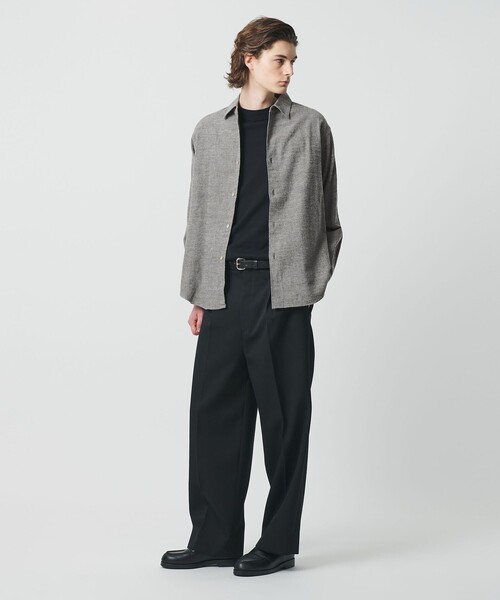 ビューティー＆ユース ユナイテッドアローズ（BEAUTY&YOUTH）/＜one BEAUTY&YOUTH＞ブラッシュ ツイル シャツ FORM型 セール】＜one BEAUTY&YOUTH＞ブラッシュ ツイル シャツ FORM型