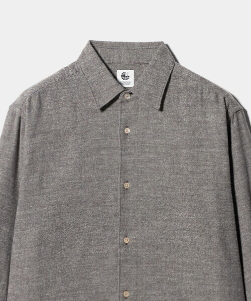 セール】＜one BEAUTY&YOUTH＞ブラッシュ ツイル シャツ FORM型