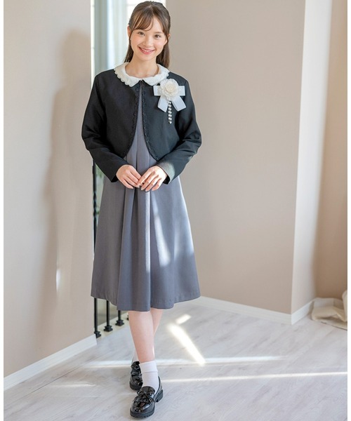 Catherine Cottage(キャサリンコテージ)の「リボンキルトローファー(ローファー・キッズ・ブラック・23/22/21/20/19/18/24)」の3枚目の写真