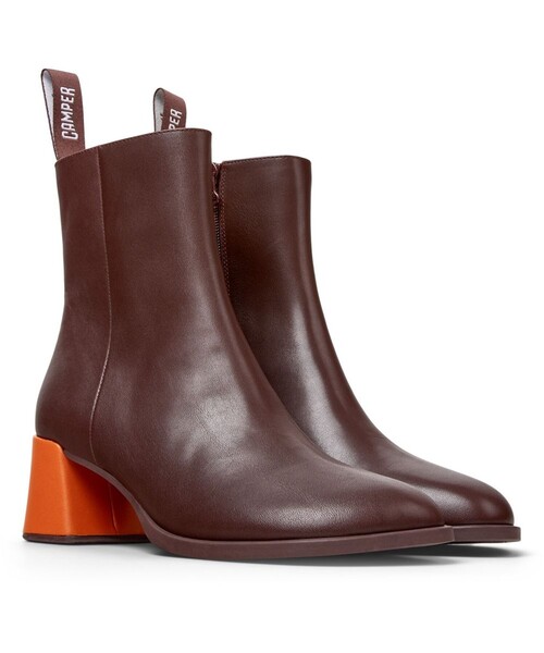 CAMPER（カンペール）の「[カンペール] TWINS / アンクルブーツ（ブーツ・レディース・ワインレッド・25.0cm/23.5cm/25.5cm/23.0cm/24.0cm/22.5cm）」の3枚目の写真