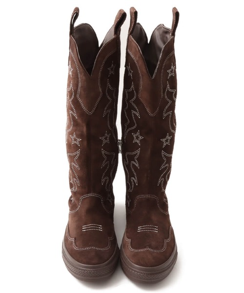 CONVERSE(コンバース)の「CONVERSE ALL STAR WESTERNBOOTS ST Z / コンバース オールスター ウエスタンブーツ ST Z(ブーツ・レディース・ブラウン・23.0cm/23.5cm/24.0cm/24.5cm/25.0cm)」の2枚目の写真