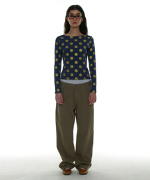 PARTIMENTO WOMEN（パルティメントウィメン）の「Double Waist Chino Pants_Khaki Green（その他パンツ・レディース）」