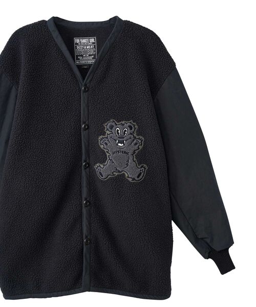 ヒステリックグラマー BEAR カーディガン HYSTERIC GLAMOUR（ヒステリックグラマー）の「HYSTERIC BEAR編込