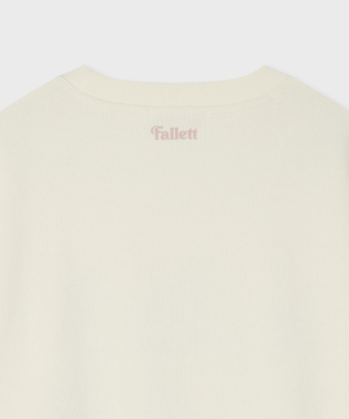 Fallett(ファレット)の「ブークルフラワースウェットアイボリー(スウェット・レディース・その他・LARGE/SMALL/MEDIUM)」の3枚目の写真