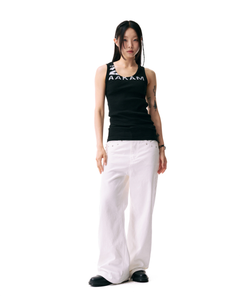 AAKAM(アーカム)の「Multi Studded Cotton Pants (White)(デニムパンツ・レディース・その他・2/3/1)」の11枚目の写真