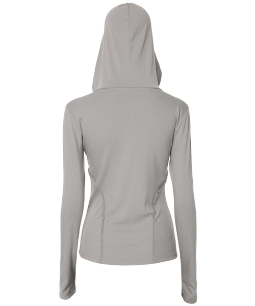 FLAREUP(フレアアップ)の「Button Up Lace Hoodie (FL-148_Gray)(パーカー・レディース・グレー・OS)」の20枚目の写真