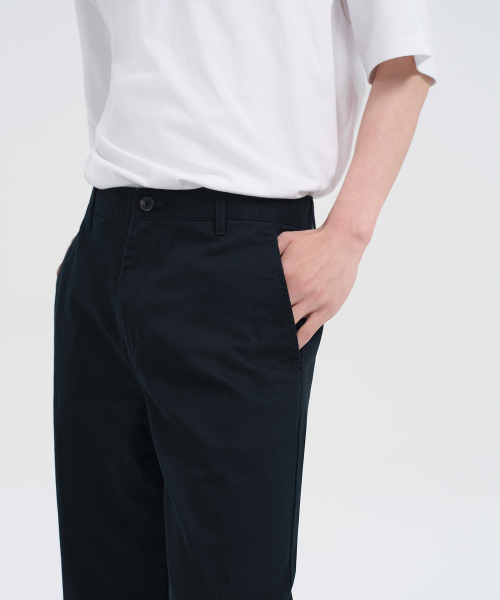 MUSINSA STANDARD（ムシンサスタンダード）の「ストレートチノパンツ[ネイビー]（その他パンツ・メンズ・その他・40/38/42/36/34/28/29/32/30/31/33/26/27）」の5枚目の写真