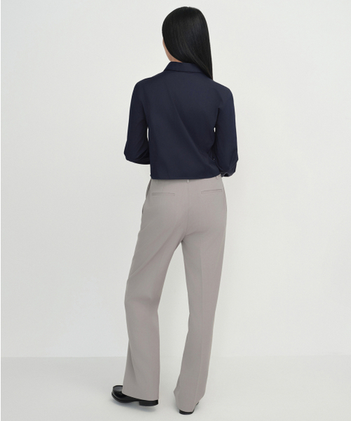 MUSINSA STANDARD WOMAN（ムシンサスタンダードウーマン）の「ウィメンズストレートヒドゥンバンディングスラックス[ライトウォームグレー]（スラックス・レディース・その他・34/32/30/31/24/25/26/27/28/29）」の3枚目の写真