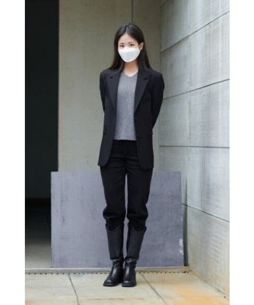 MUSINSA STANDARD WOMAN（ムシンサスタンダードウーマン）の「レディースベーシックブレザー[ブラック]（テーラードジャケット・レディース・その他・SMALL/MEDIUM/LARGE/X-LARGE/X-SMALL）」の17枚目の写真