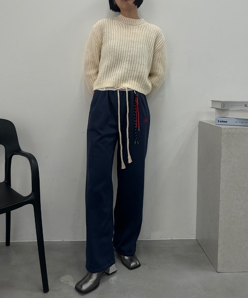 SEN TOKYO(セントーキョー)の「ウエストコード付きイージーパンツ(スウェットパンツ・レディース・ネイビー/グレー/ブラック・SMALL/MEDIUM)」の19枚目の写真