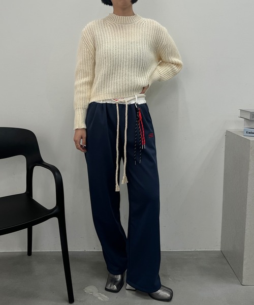 SEN TOKYO(セントーキョー)の「ウエストコード付きイージーパンツ(スウェットパンツ・レディース・ネイビー/グレー/ブラック・SMALL/MEDIUM)」の17枚目の写真