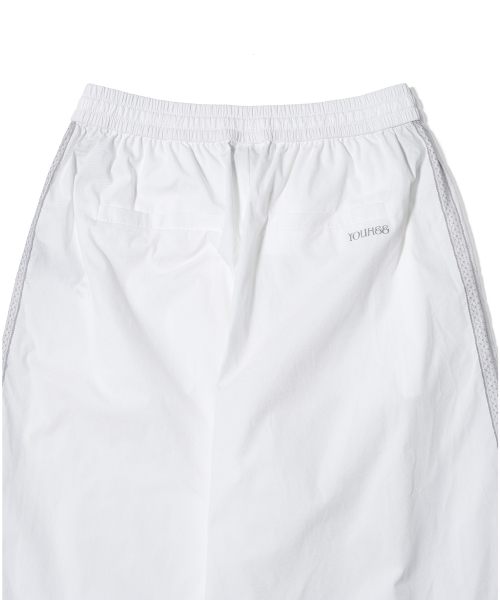 YOUHEE（ユヒ）の「RUFFLE DETAILED BANDING PANTS WHITE（スウェットパンツ・レディース・その他・FREE）」の5枚目の写真