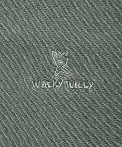 Wacky WiLLy(ワッキーウィリー)の「ロゴピグメントスウェットグリーン(スウェット・レディース・その他・SMALL/MEDIUM/LARGE/X-LARGE)」の5枚目の写真