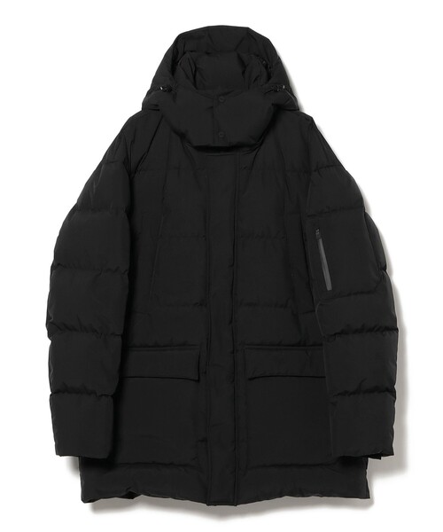 HERNO(ヘルノ)の「【HERNO / 2レイヤー フーデッド ダウンジャケット】(ダウンジャケット/コート・メンズ・ブラック/ブラウン・50/46/48/52)」の2枚目の写真