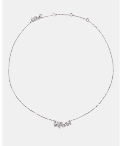 kate spade new york（ケイトスペード ニューヨーク）の「ギフティング ディア マム ペンダント（ネックレス・レディース・グレー・ONESIZE）」の3枚目の写真