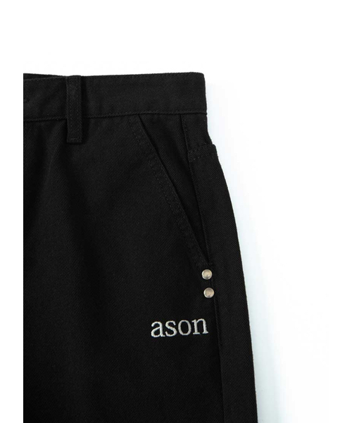 ASON(アズオン)の「SMOG WIDE PANTS / BLACK(その他パンツ・レディース・その他・MEDIUM/SMALL/LARGE)」の5枚目の写真