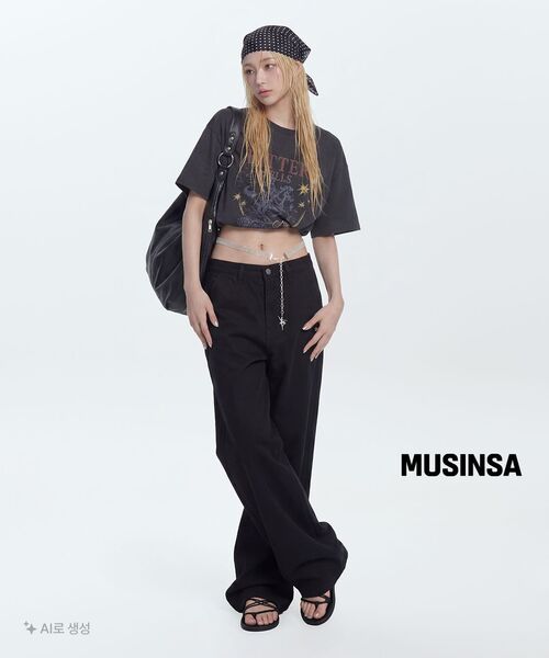 ASON(アズオン)の「SMOG WIDE PANTS / BLACK(その他パンツ・レディース・その他・MEDIUM/SMALL/LARGE)」の7枚目の写真