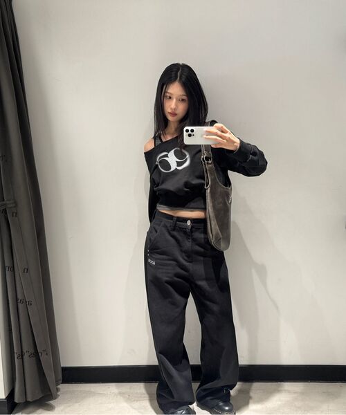 ASON(アズオン)の「SMOG WIDE PANTS / BLACK(その他パンツ・レディース・その他・MEDIUM/SMALL/LARGE)」の10枚目の写真
