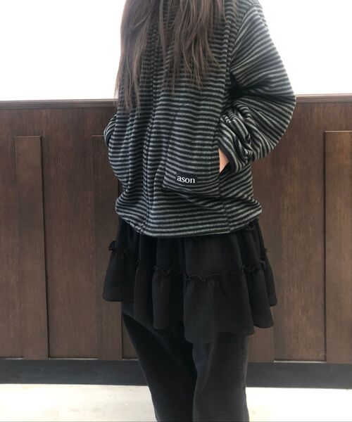 ASON(アズオン)の「SMOG WIDE PANTS / BLACK(その他パンツ・レディース・その他・MEDIUM/SMALL/LARGE)」の13枚目の写真