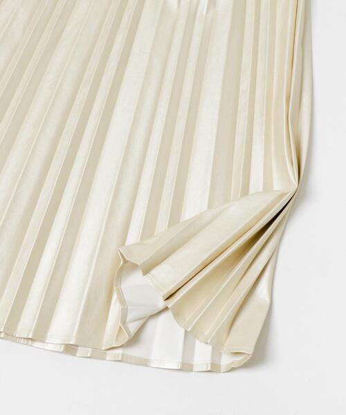 SENSE OF PLACE by URBAN RESEARCH（センスオブプレイスバイアーバンリサーチ）の「FLプリーツスカート（スカート・レディース・ブラウン/ブラック/アイボリー・ONE）」の12枚目の写真